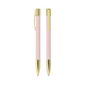 Оптовые продукты Slim Barrel Black Twist Ball Pen с пользовательским логотипом розовый цвет милая ручка для Lady Student